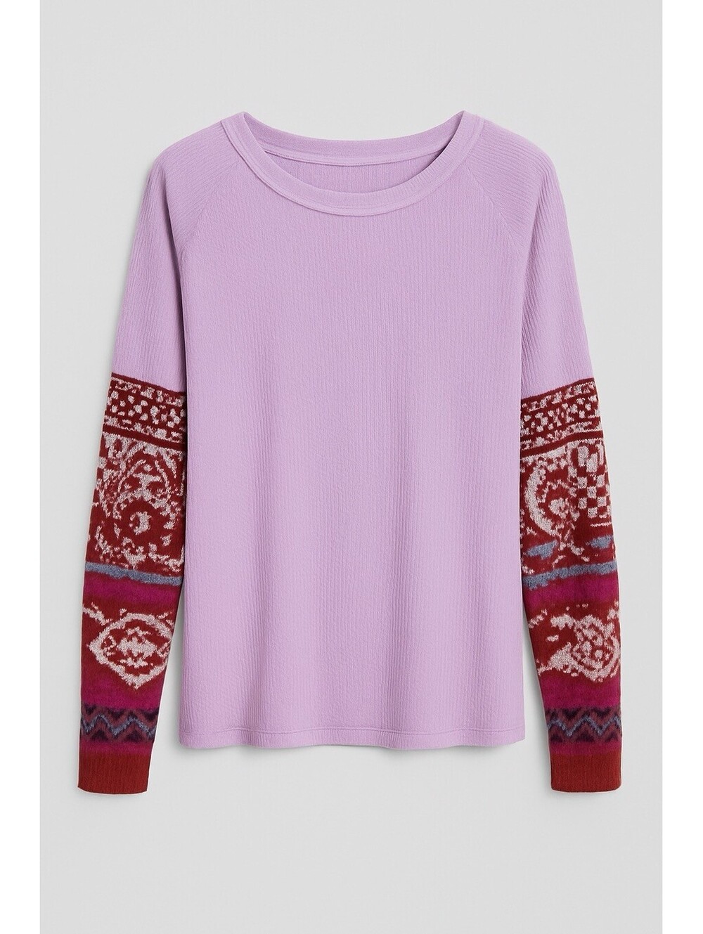 Free People Mixed Knit Thermal Boho Cottagcore Hippie Festival Nwt